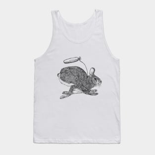 rabbit  run whit clock Tank Top